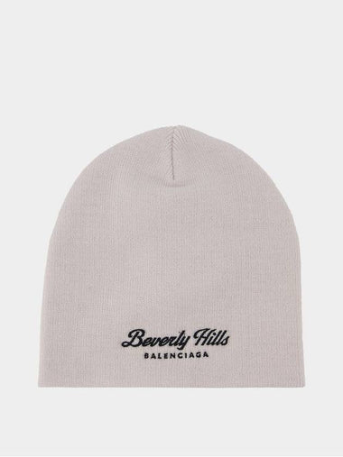 Beverly Hills Beanie - Balenciaga - Wool - White - BALENCIAGA - BALAAN 1