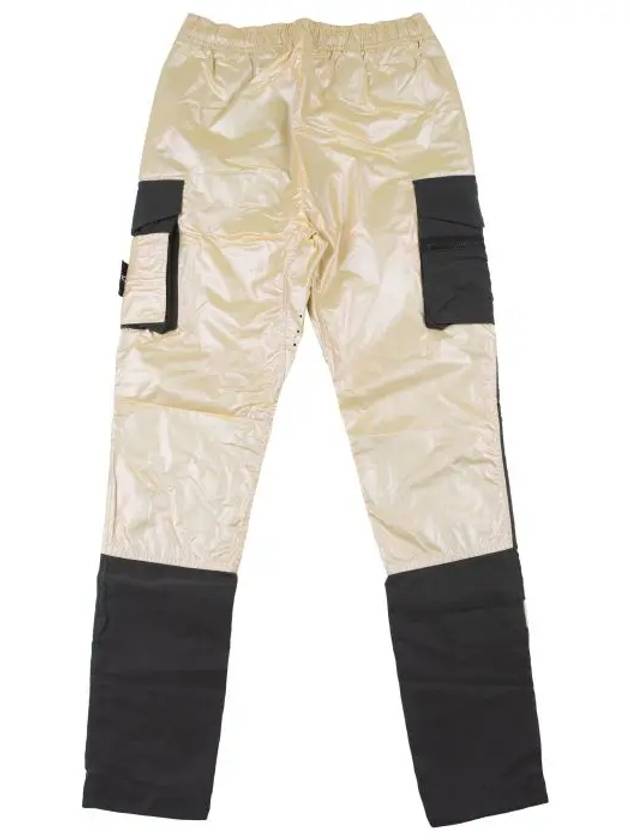 Reflective Iridescent Cargo Track Pants Gold - STONE ISLAND - BALAAN 8