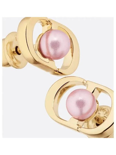 Petit CD Jolie Mini Stud Earrings Gold - DIOR - BALAAN 2