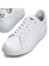 EA7 Men's Emboss Logo Low Top Sneakers White - EMPORIO ARMANI - BALAAN 2