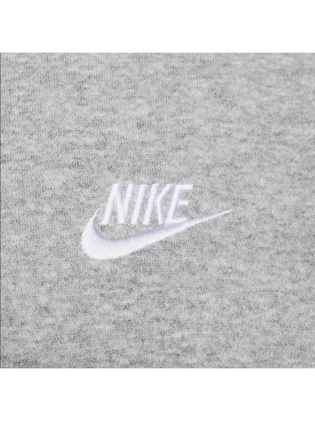 Club Fleece Pullover Hoodie Grey - NIKE - BALAAN 3