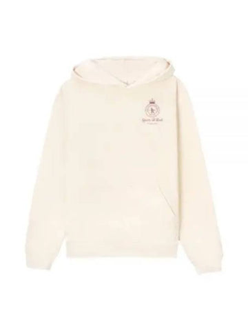 Crown Hoodie CreamMerlot HOAW2314CR 49 Hooded Sweatshirt - SPORTY & RICH - BALAAN 1