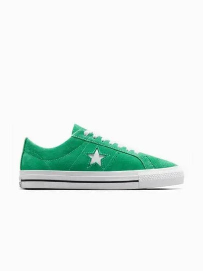 Cons One Star Pro Suede Low Top Sneakers Apex Green - CONVERSE - BALAAN 2