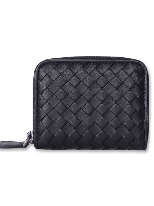 Intrecciato Napa Coin Wallet Black - BOTTEGA VENETA - BALAAN 3