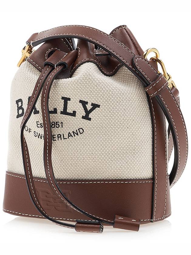 Women's Cleo Canvas Bucket Bag CLEOH XS ST 35O - BALLY - BALAAN 2