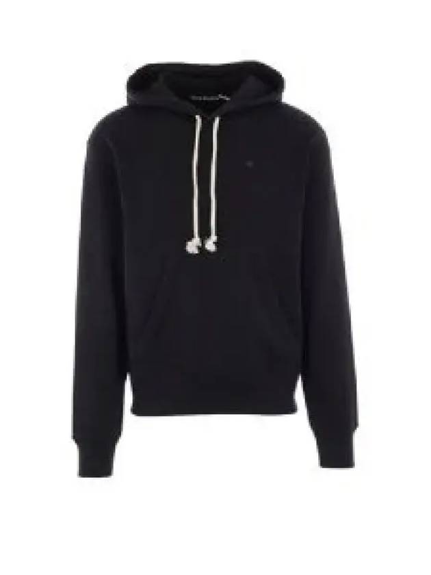 Small Logo Patch Hoodie Black - ACNE STUDIOS - BALAAN 2