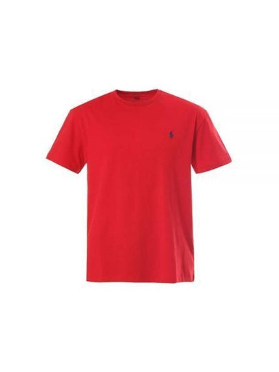 Men's Embroidery Logo Pony Classic Fit Short Sleeve T-Shirt Red - POLO RALPH LAUREN - BALAAN 2