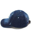 Point Logo Washed Denim BB Cap Darkblue - OGARP - BALAAN 4