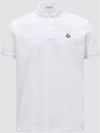 Logo patch short sleeve PK shirt white - MONCLER - BALAAN 2