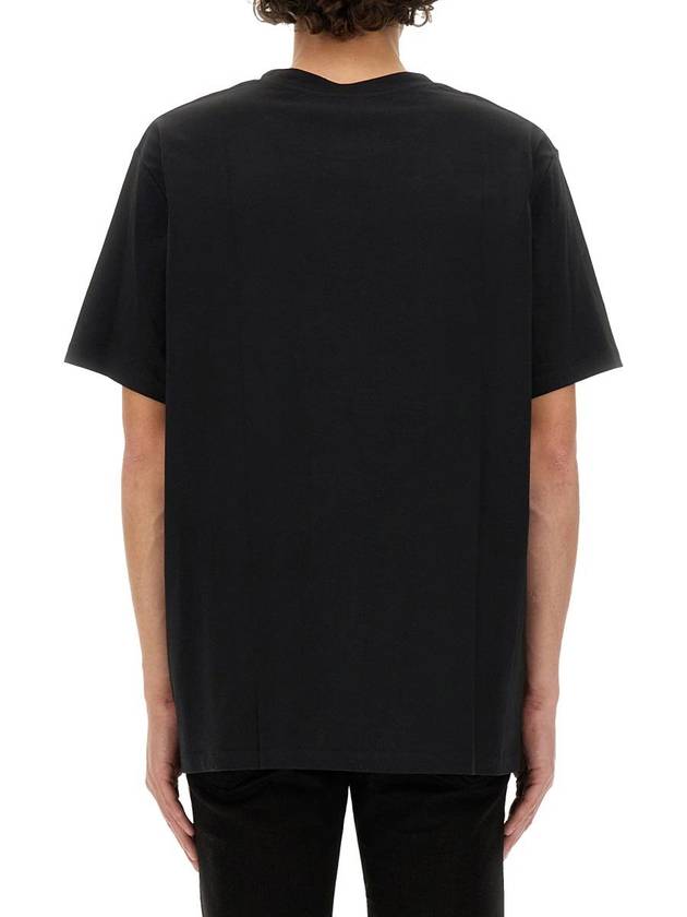 Balmain Flocked Logo T-Shirt - BALMAIN - BALAAN 3