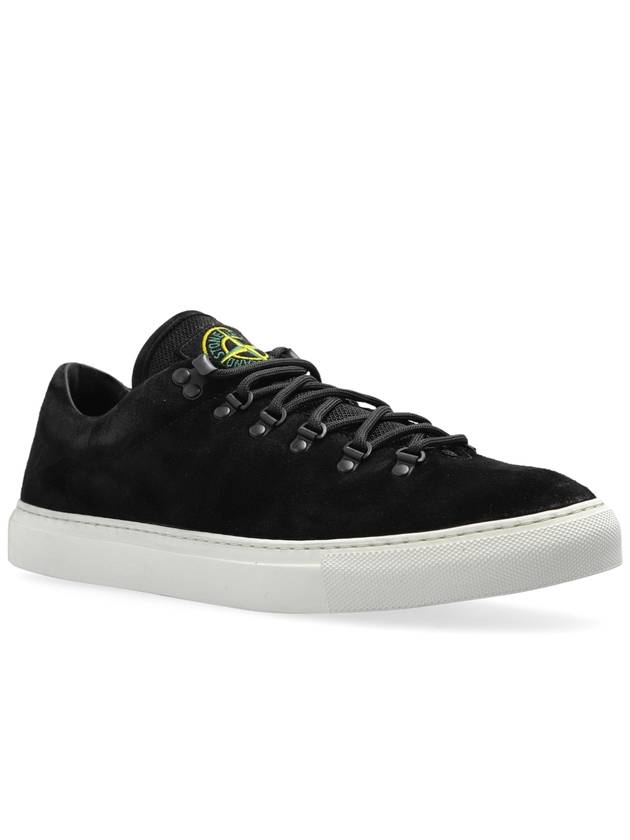 Stone Island Sports Shoes S0102, Men's, Black - STONE ISLAND - BALAAN 4