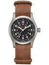 H69439531 Khaki Field Mechanical Men's Leather Watch - HAMILTON - BALAAN 4