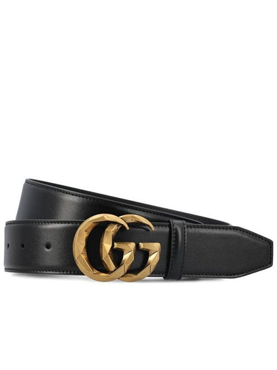 Leather Belt 7955260AAAR1000 AI24 Black - GUCCI - BALAAN 2