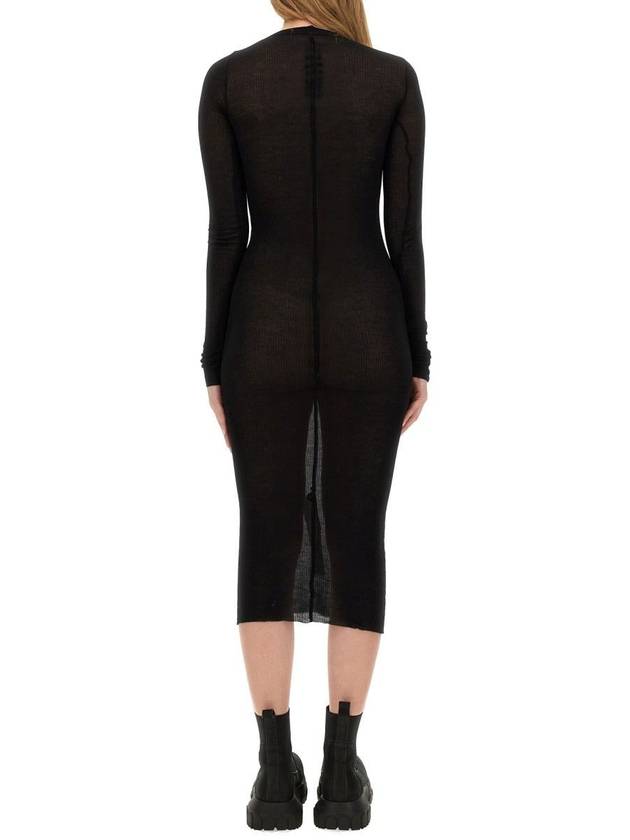 Rick Owens Viscose Dress - RICK OWENS - BALAAN 4