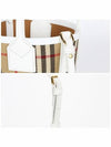 Burberry Mini London Tote Bag Archive Beige White - BURBERRY - BALAAN 5