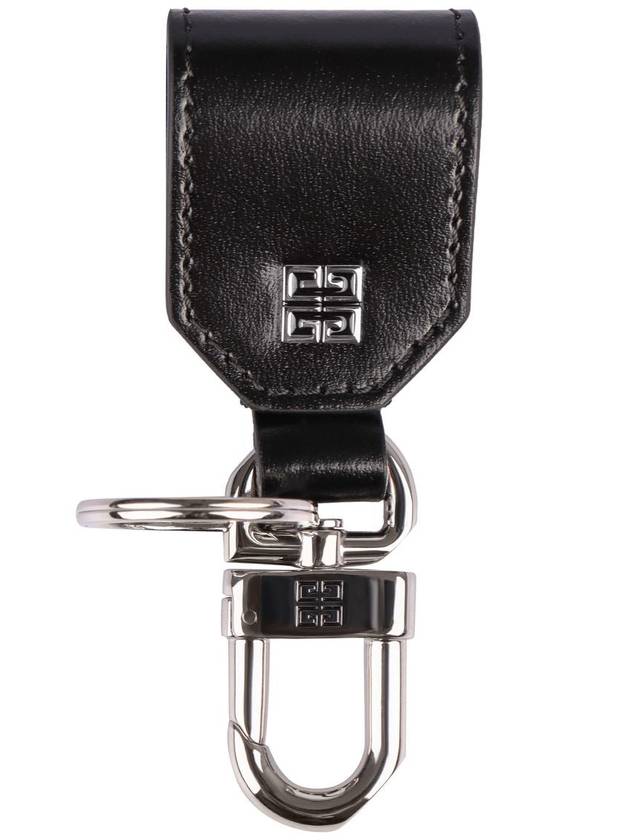 4G logo leather key holder black - GIVENCHY - BALAAN 5