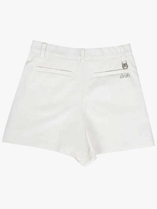 Drew Women s Front Pleated Short Pants DF42PT06 WT - DRUH GOLF - BALAAN 2