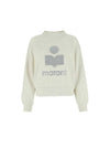 Moby logo sweatshirt brushed t shirt - ISABEL MARANT - BALAAN 3