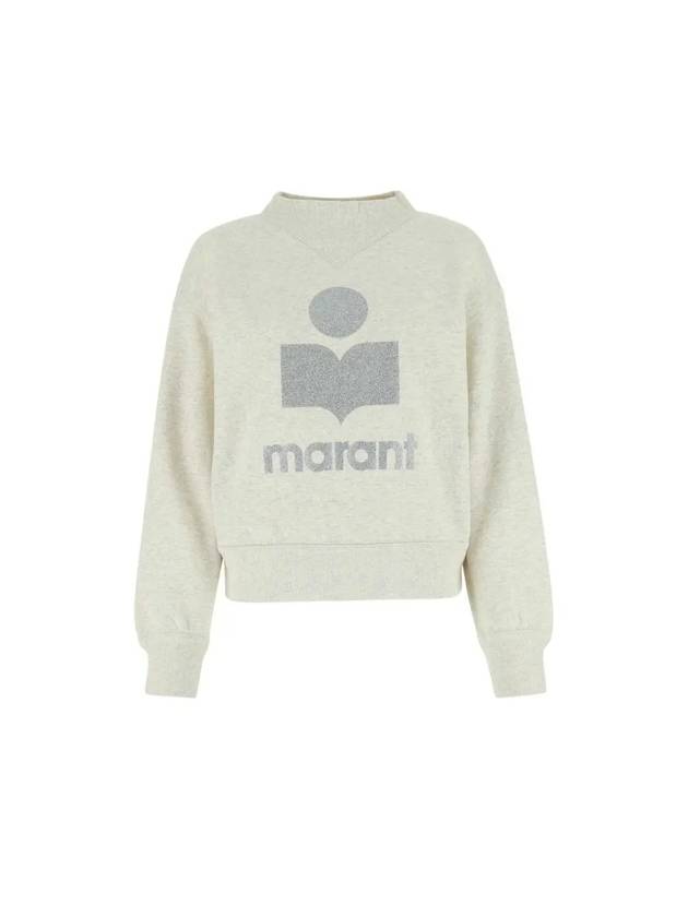 Moby logo sweatshirt brushed t shirt - ISABEL MARANT - BALAAN 3