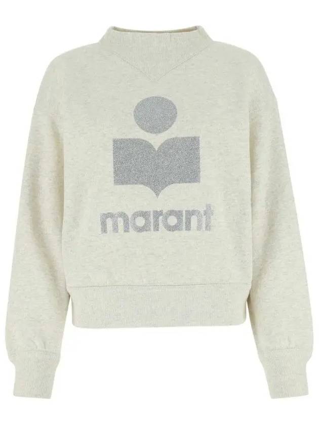 Moby logo sweatshirt brushed t shirt - ISABEL MARANT - BALAAN 3