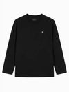 Jeans Archive Logo Heavy Cotton Long Sleeve T-Shirt Black - CALVIN KLEIN - BALAAN 2