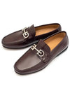 Salvatore Gancini Ornament Loafer Brown - SALVATORE FERRAGAMO - BALAAN.