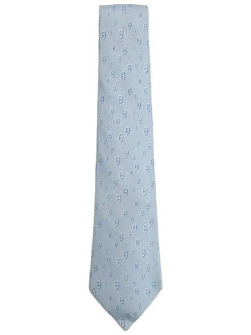 Tie sky blue HS1543 - HERMES - BALAAN 1