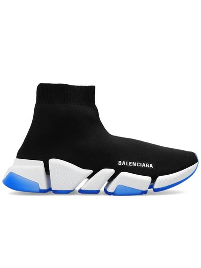 sneakers 654045 W2DI2 1094 BLACK WHITE BLUE - BALENCIAGA - BALAAN 2