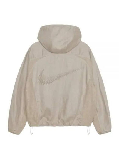 Linen Shell Hooded Jacket Beige - NIKE - BALAAN 2