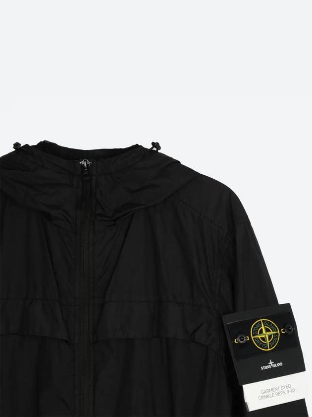 Garment Dyed Crinkle Reps R-Nylon Jacket Black - STONE ISLAND - BALAAN 6