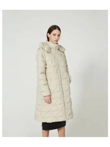 Astoria dark ivory women s down jacket - DUVETICA - BALAAN 1