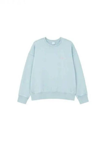 PS Women s Happy Logo Wide Sweatshirt Light Blue 270454 - PAUL SMITH - BALAAN 1