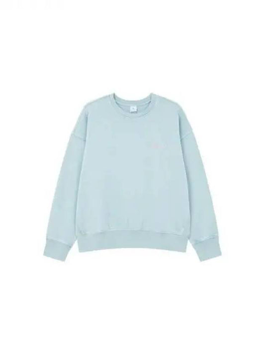 PS Women s Happy Logo Wide Sweatshirt Light Blue 270454 - PAUL SMITH - BALAAN 1