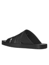 Flintston Intrecciato Matte Rubber Sandals Black - BOTTEGA VENETA - BALAAN 4