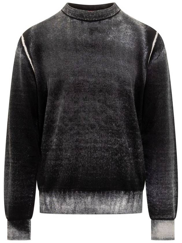 K Larence B Knit Top Black - DIESEL - BALAAN 2