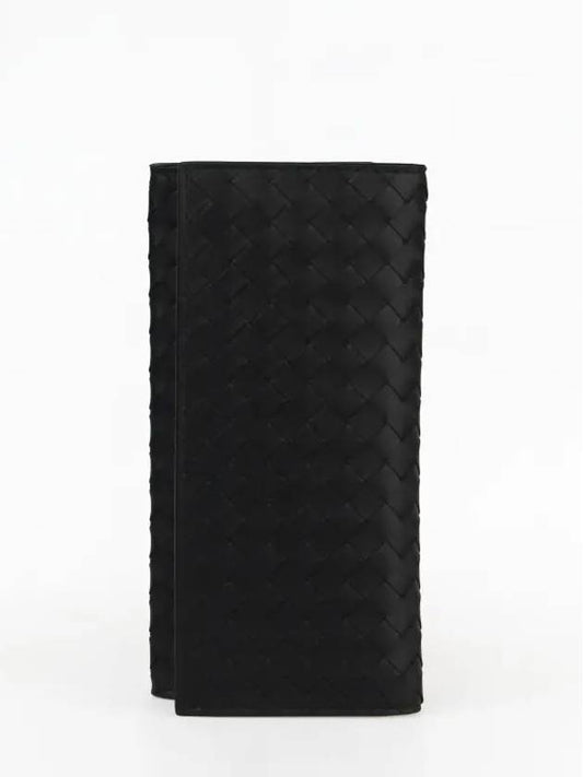 Intrecciato Continental Long Wallet Black - BOTTEGA VENETA - BALAAN 2