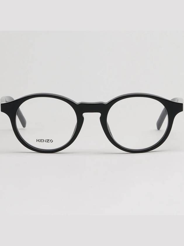 Glasses frame KZ50125I 001 men women horn rim round - KENZO - BALAAN 3