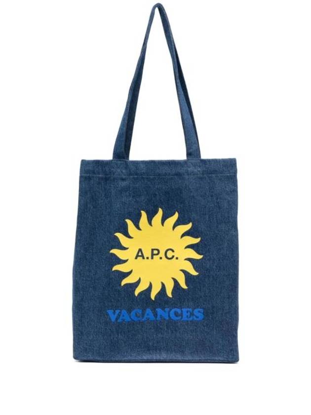 Lou Tote Bag Vacances Indigo - A.P.C. - BALAAN 1