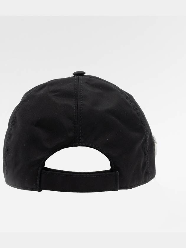 triangle logo re-nylon ball cap black - PRADA - BALAAN 5