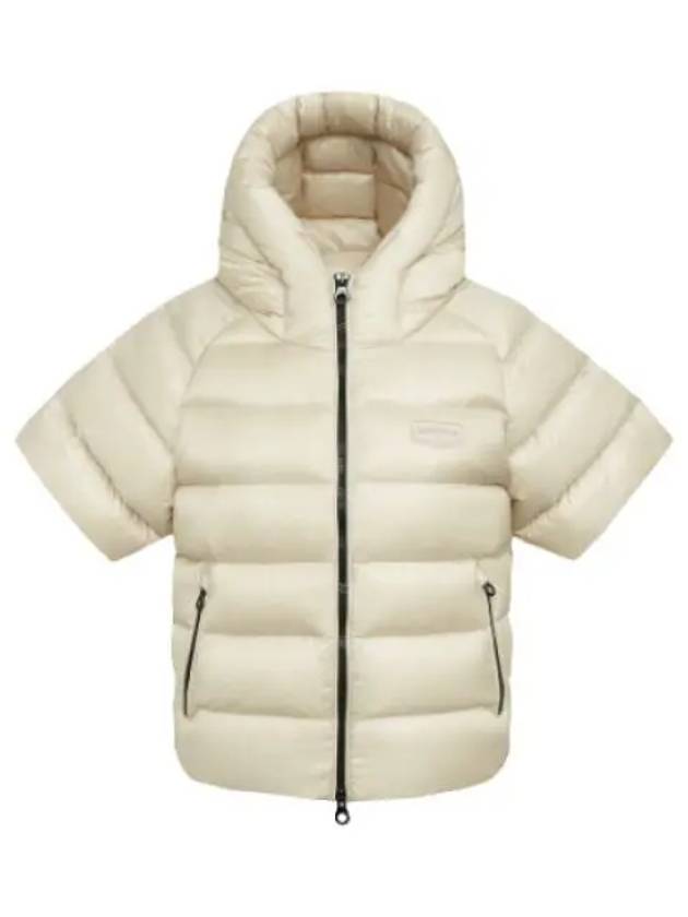 Sadamelic Beige Women s Down Jacket Vest - DUVETICA - BALAAN 1