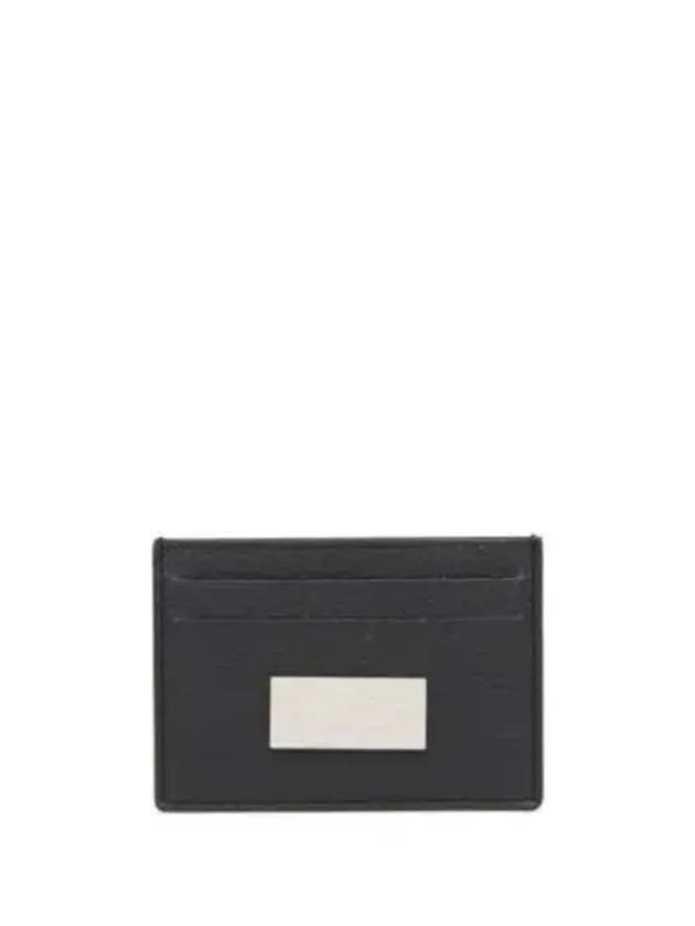 Women's Numeric Logo Card Wallet Black - MAISON MARGIELA - BALAAN 2