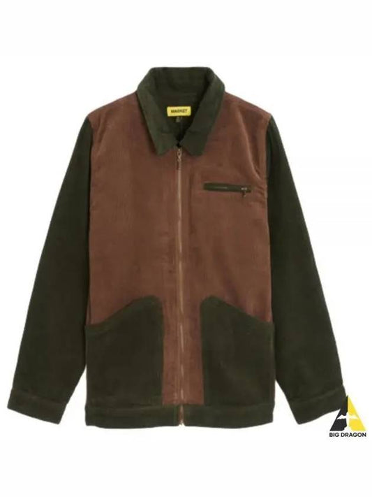 389000076 BROGRE color block corduroy jacket - MARKET - BALAAN 1