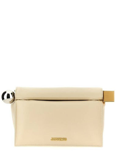 Jacquemus 'La Pochette Rond Carré' Clutch - JACQUEMUS - BALAAN 1