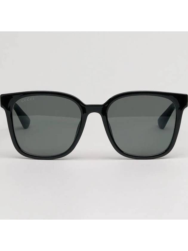 Eyewear Square Oversized Horn-Rimmed Sunglasses Black - GUCCI - BALAAN 3