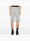 Diagonal Raised Fleece Zipped Pocket Shorts Grey - CP COMPANY - BALAAN 4