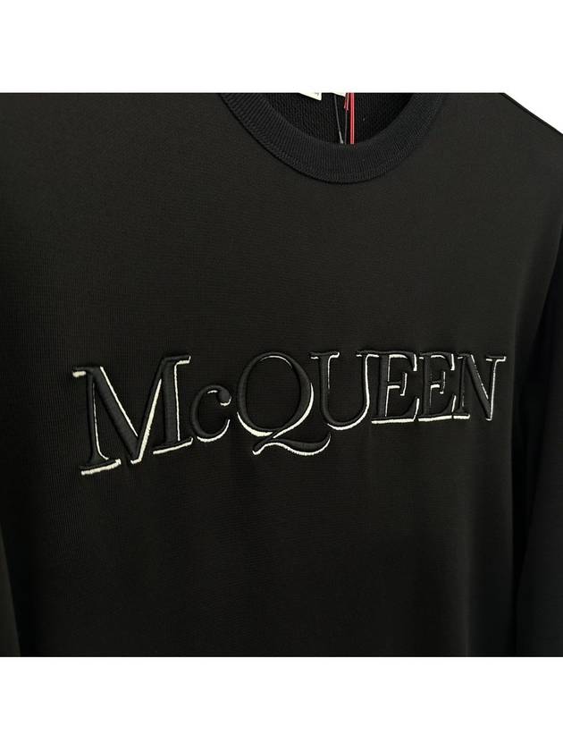 Logo embroidered sweatshirt 662587 - ALEXANDER MCQUEEN - BALAAN 4