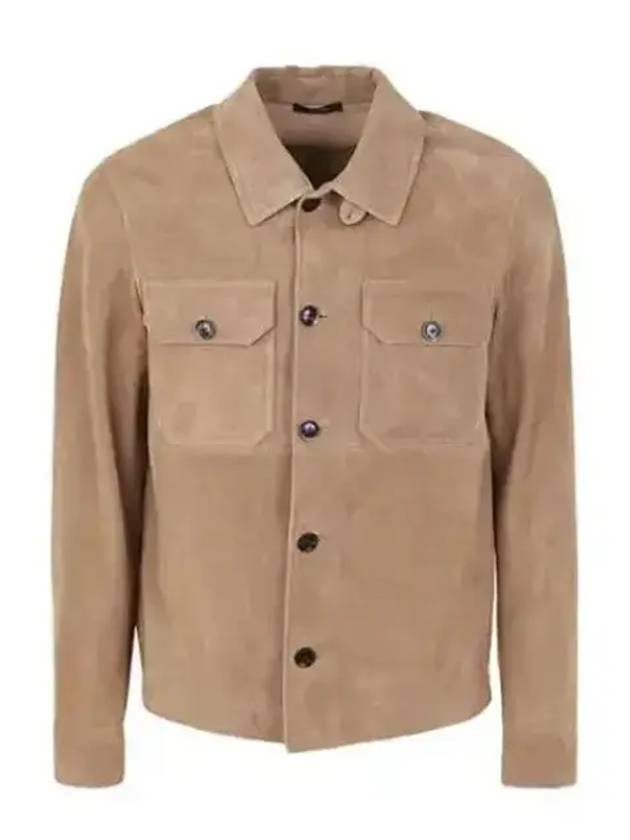 Micro Light Suede Jacket Brown - TOM FORD - BALAAN 2