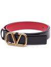 Women's V Logo Signature Doublesided Belt 4W2T0T15 ZFR 0SM 24S - VALENTINO - BALAAN 3