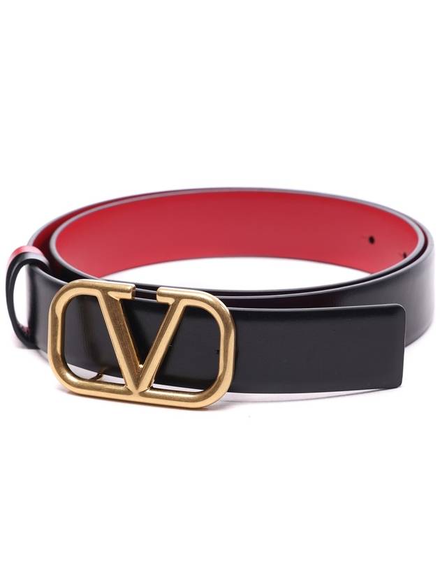 Women's V Logo Signature Doublesided Belt 4W2T0T15 ZFR 0SM 24S - VALENTINO - BALAAN 3