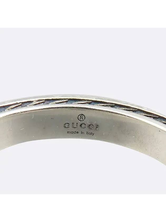 701620 GAOK House Korea 925 Silver Interlocking G Ring No 21 - GUCCI - BALAAN 3